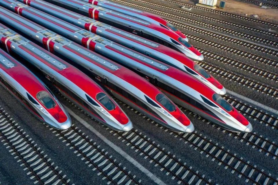 ?雅萬高鐵動車組。中國中車供圖。
